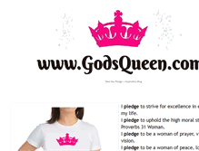 Tablet Screenshot of godsqueen.com